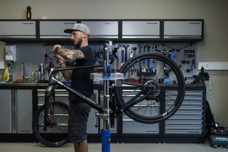 Mountainbike-Set mit starrem Rahmen
