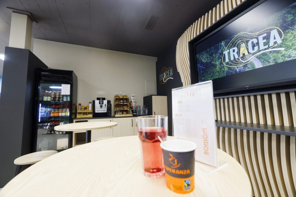 Coin café Ride & Coffee du magasin Tracea
