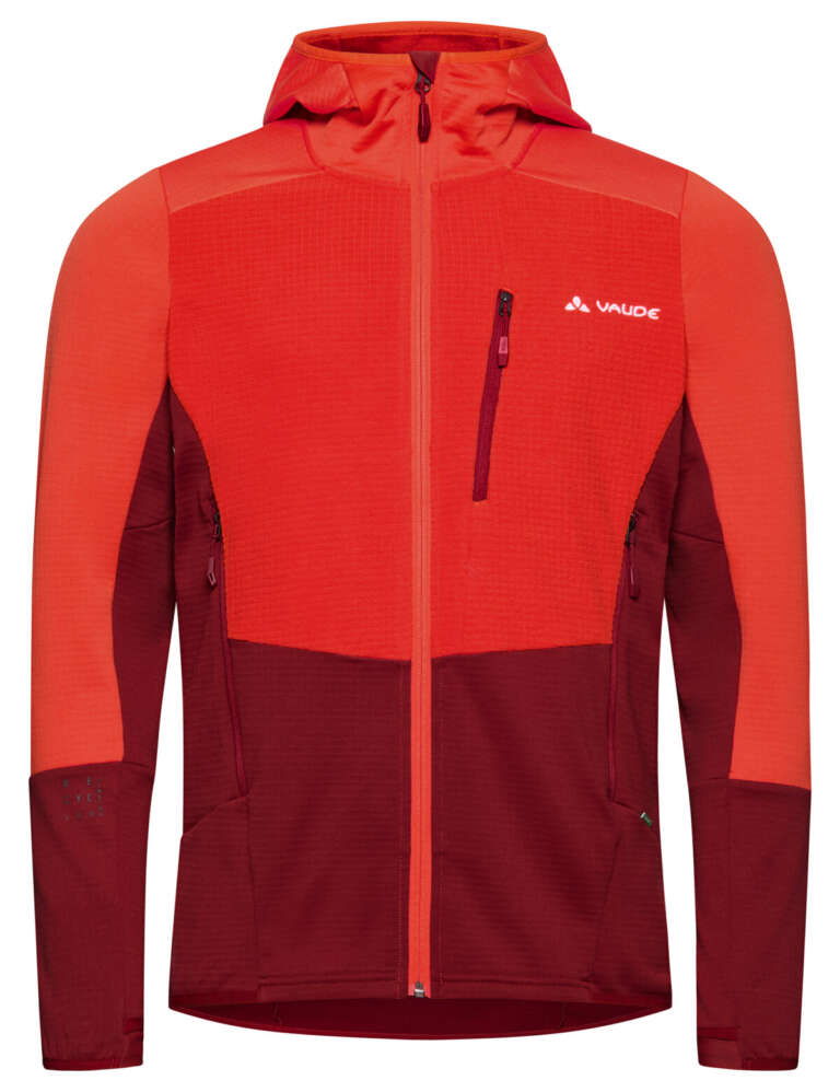 Men's Monviso Hooded Grid Fleece Jacket
